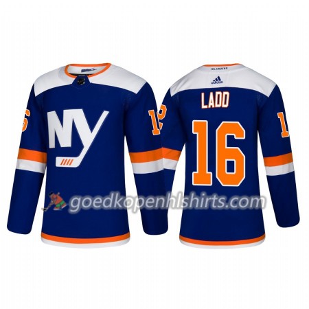 New York Islanders Andrew Ladd 16 Adidas 2018-2019 Alternate Authentic Shirt - Mannen